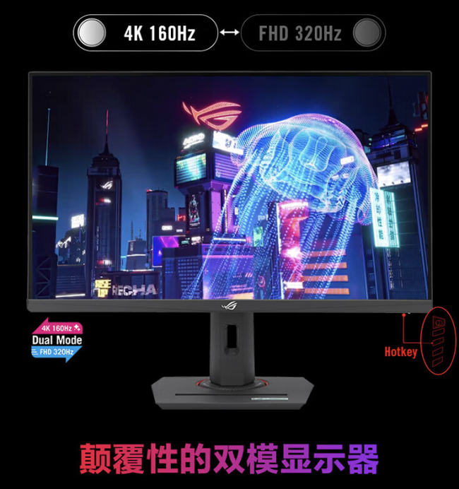 九游娱乐官网ROG双模电竞显示器：双模全能王3A与电竞游戏一屏尽享(图5)